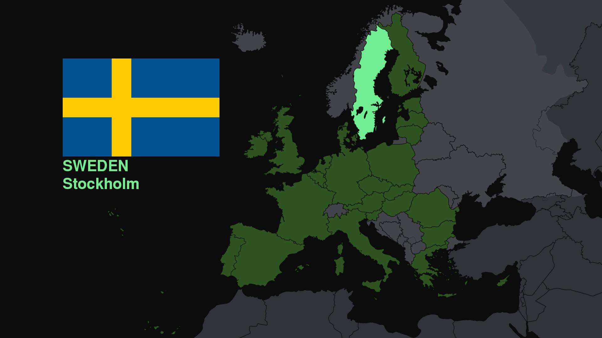 flag sweden europe map wallpapers and backgrounds 135 kB