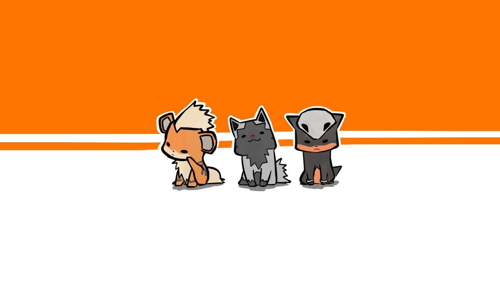 ScreenHeaven: Growlithe Houndoom Pokemon Poochyena houndour desktop