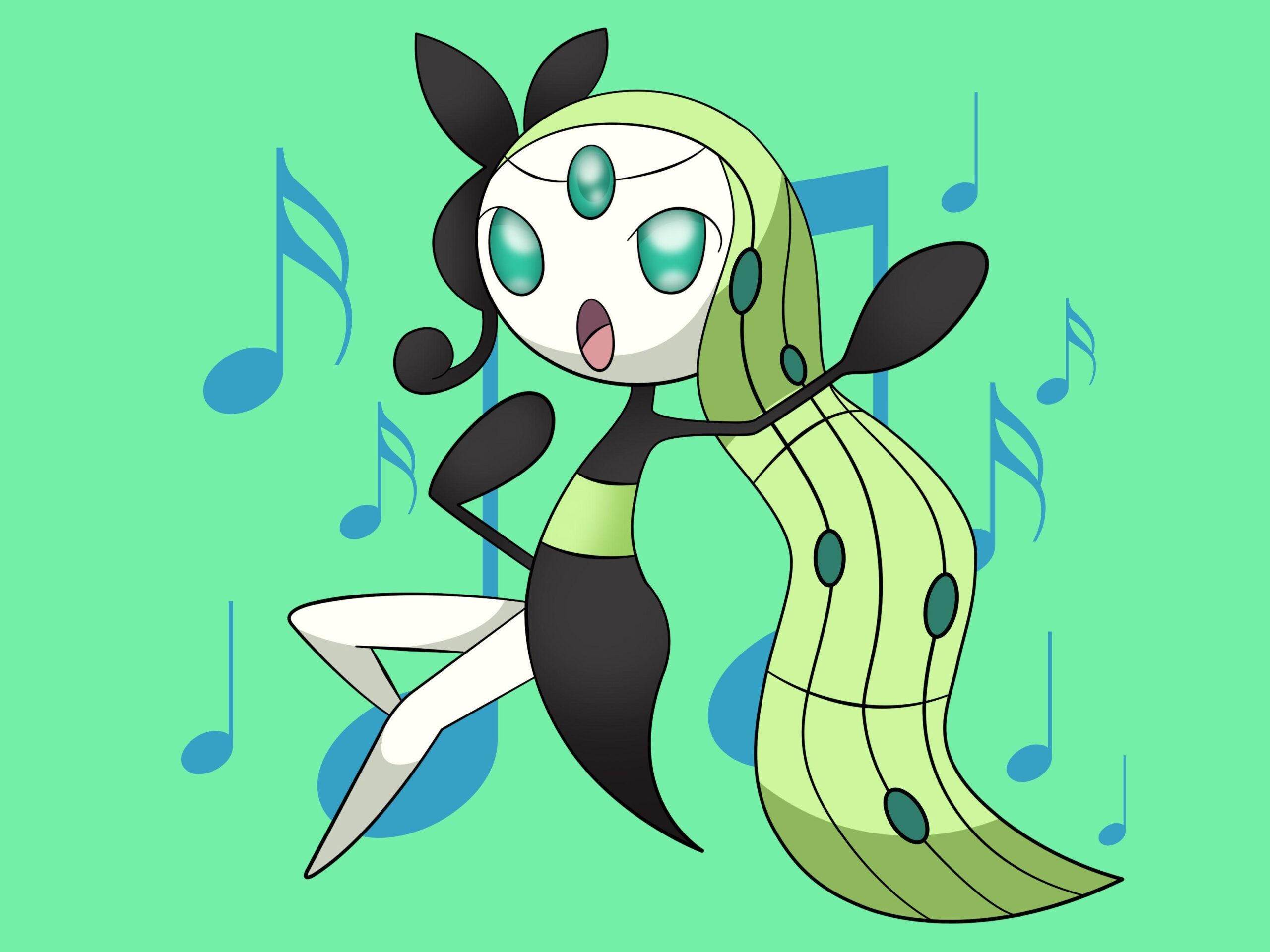 How to Draw Meloetta: 9 Steps