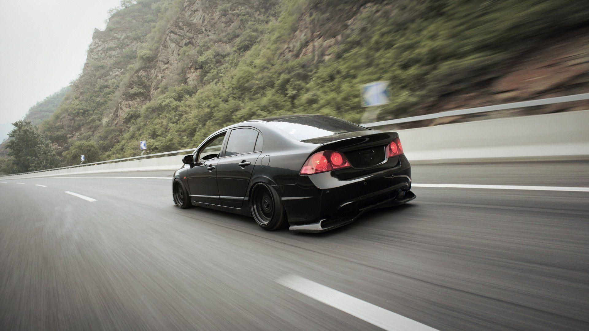 honda civic low stance nation HD wallpapers