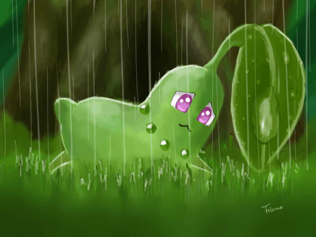 Wild Chikorita by DarkKodKod