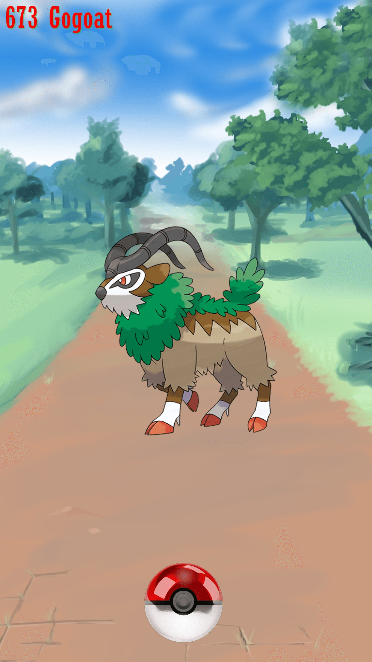 673 Street Pokeball Gogoat