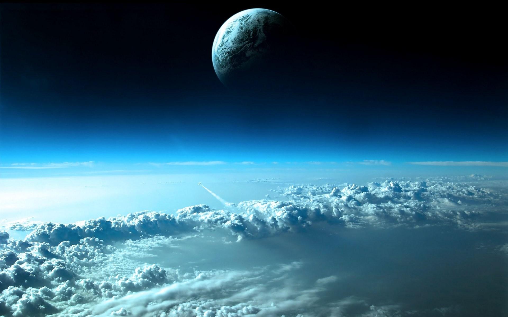 Clouds Outer Space Planets Earth Wallpapers []