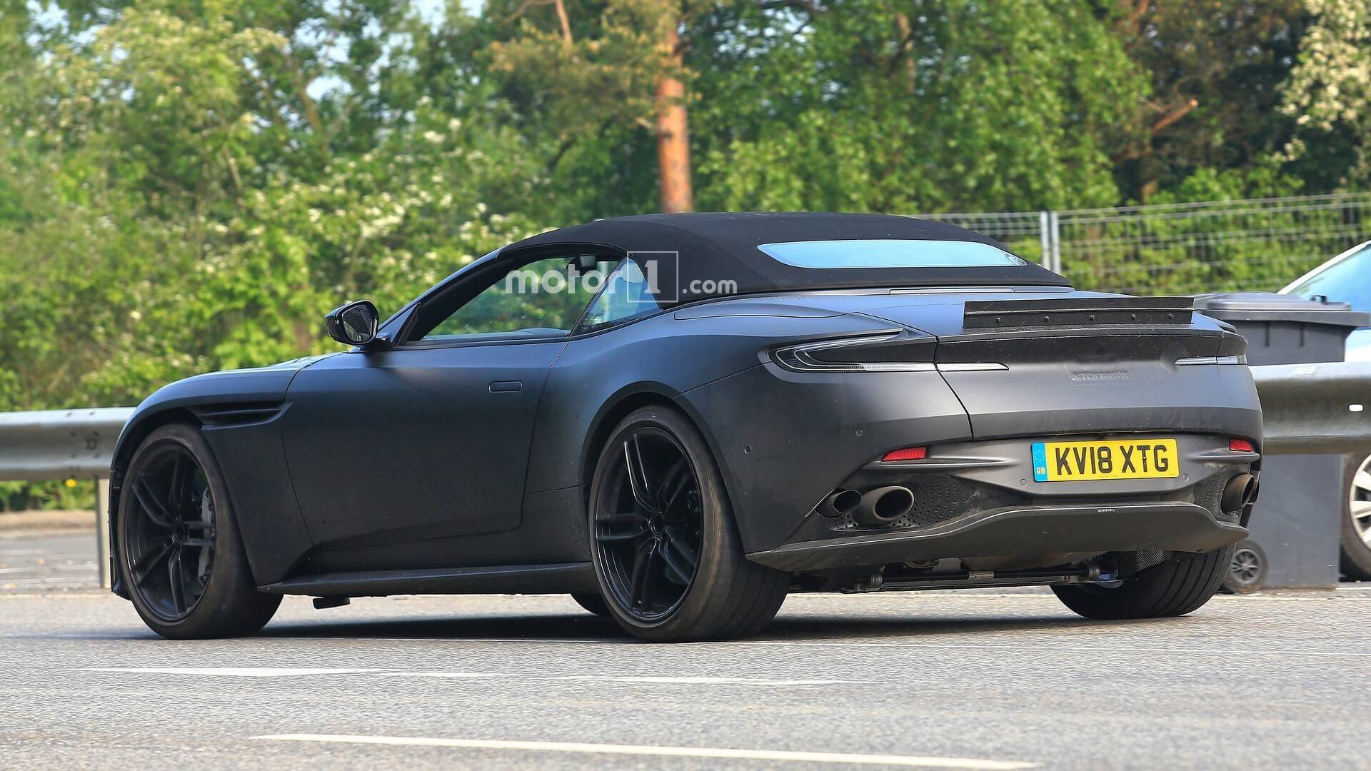 Aston Martin DBS Superleggera Volante spied testing