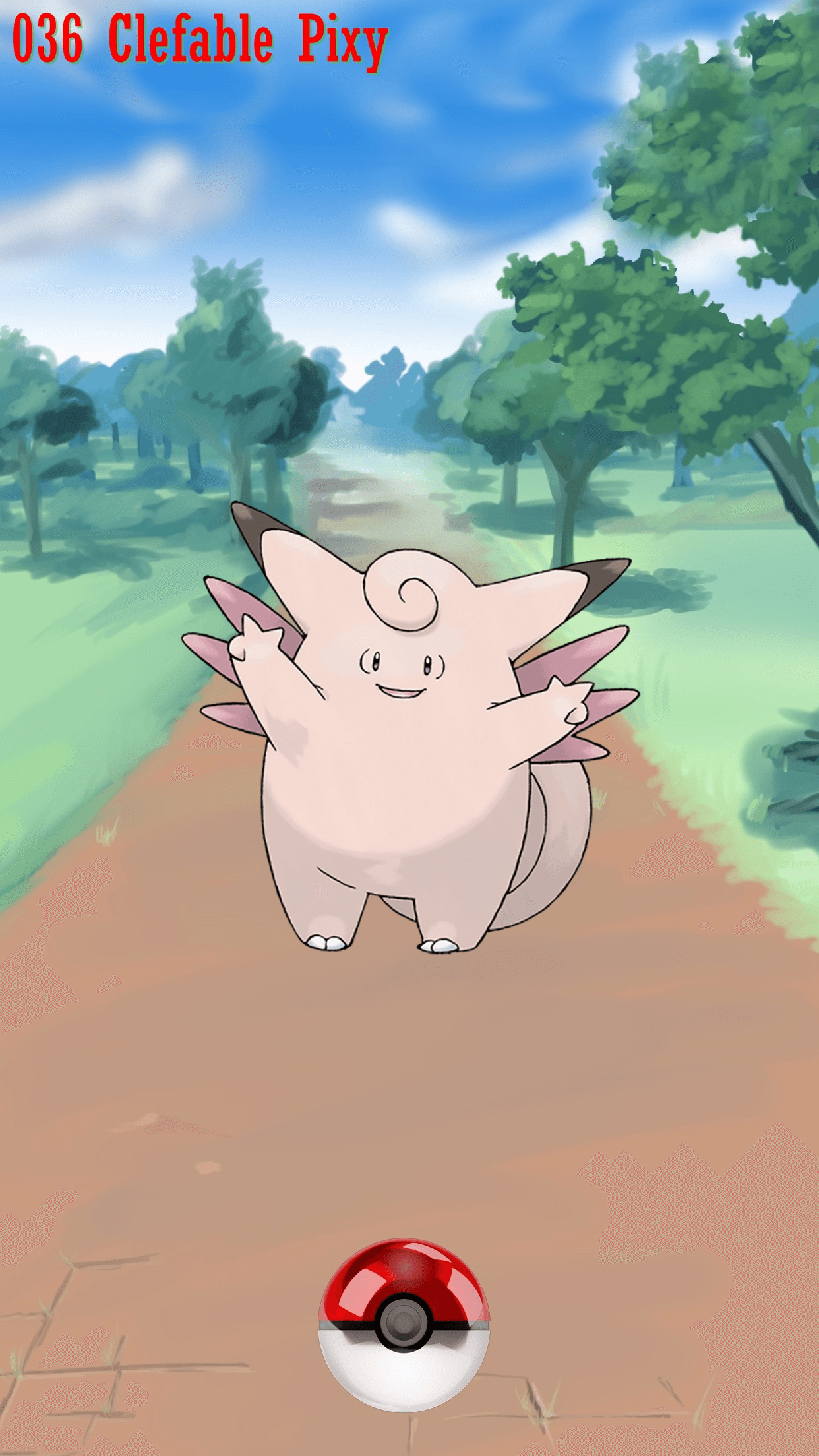 036 Street Pokeball Clefable Pixy