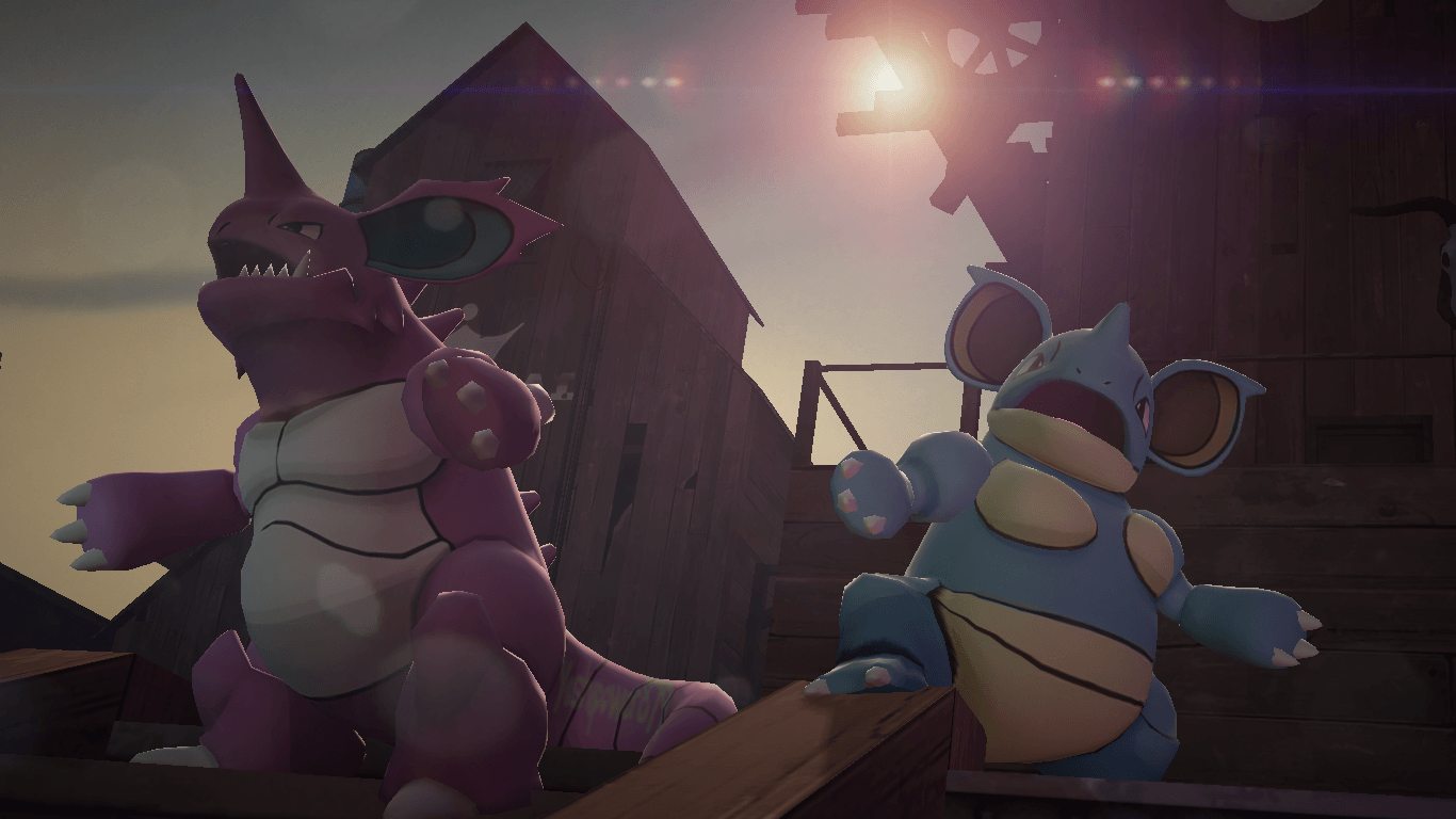 NidoKing and NidoQueen by yoshipower879