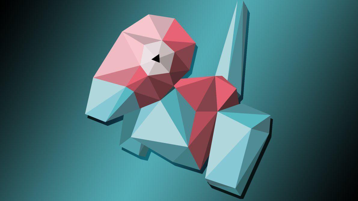 Polygon Porygon fansy BG F by NirthPanter