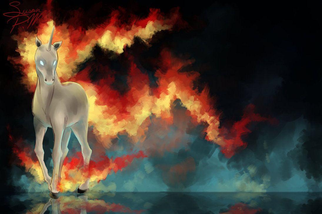 Rapidash Stare by EsstheMystic