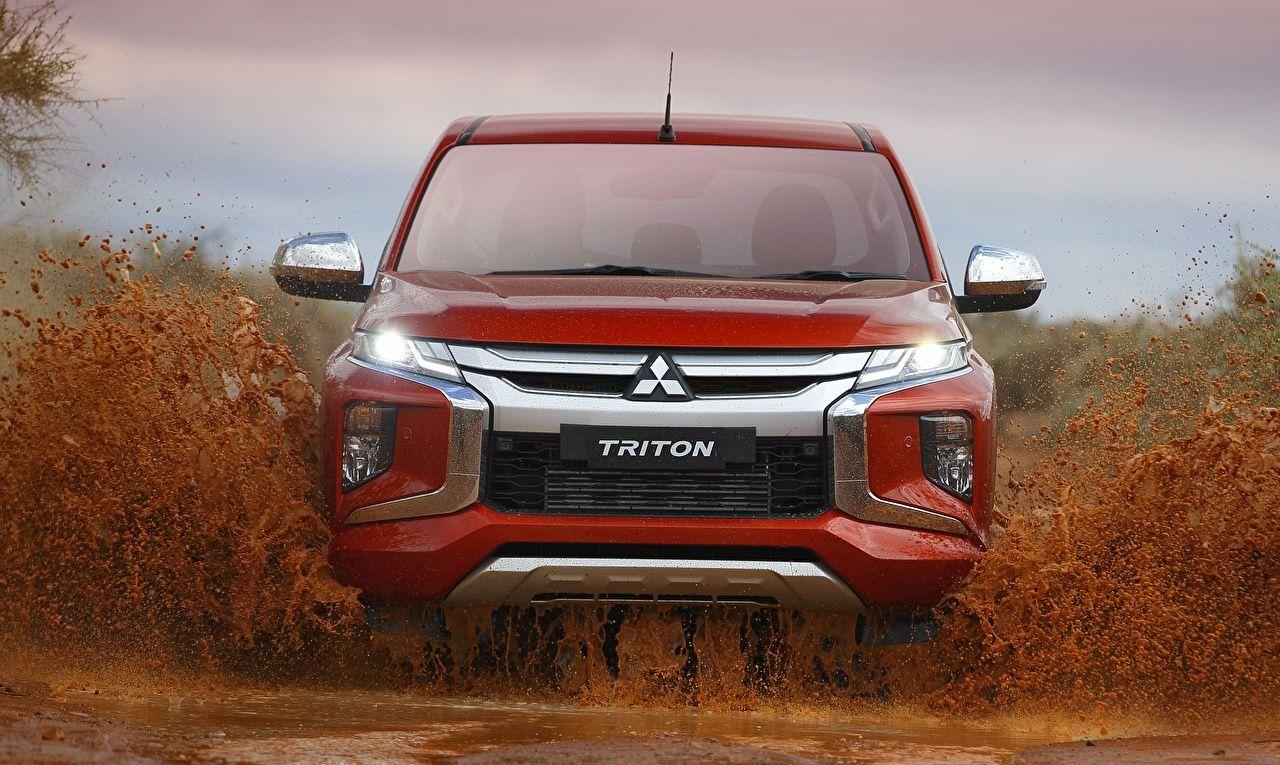 Picture Mitsubishi Double Cab L200 Triton 2019 Pickup Red Spray auto