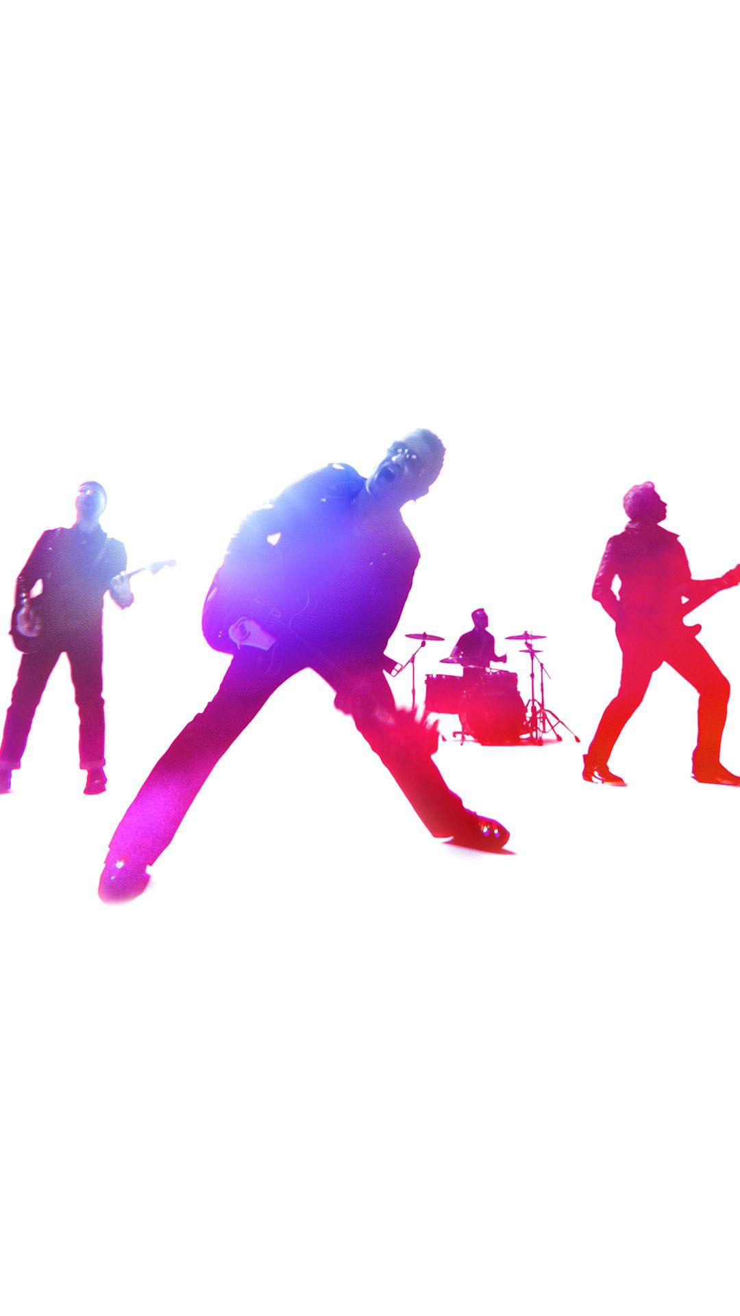 U2 Band Colorful Concert Android Wallpapers free download