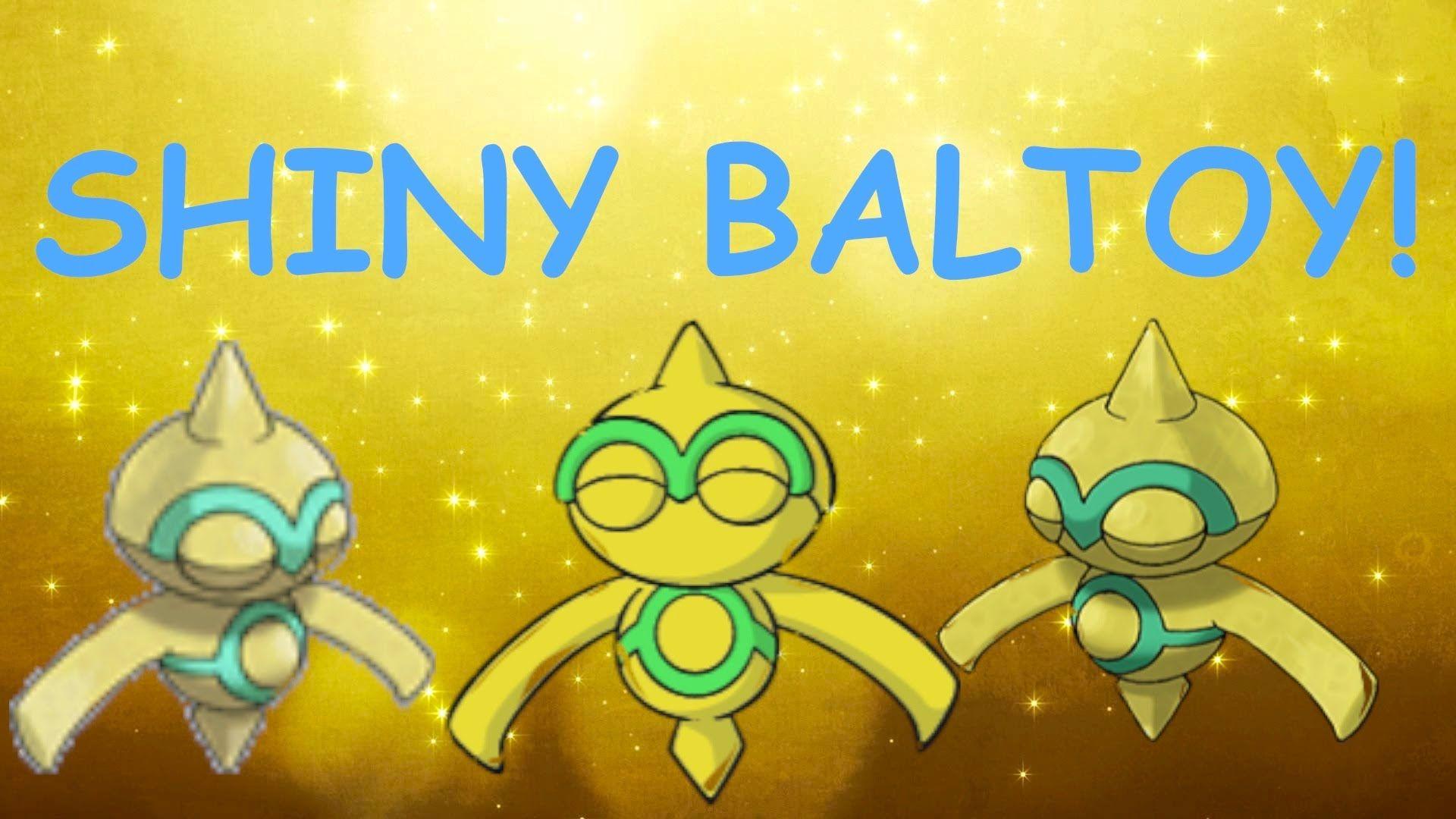 Shiny Baltoy in Pokemon Black 2 after 4,093 random encounters