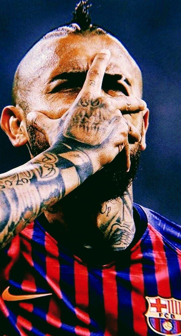 El rey Arturo Vidal médicampiste del FC Barcelona