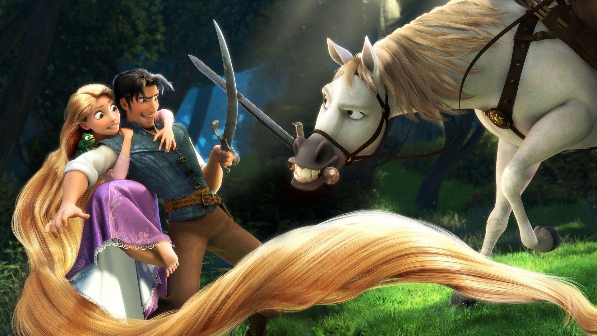 Rapunzel & Flynn in Tangled Wallpapers