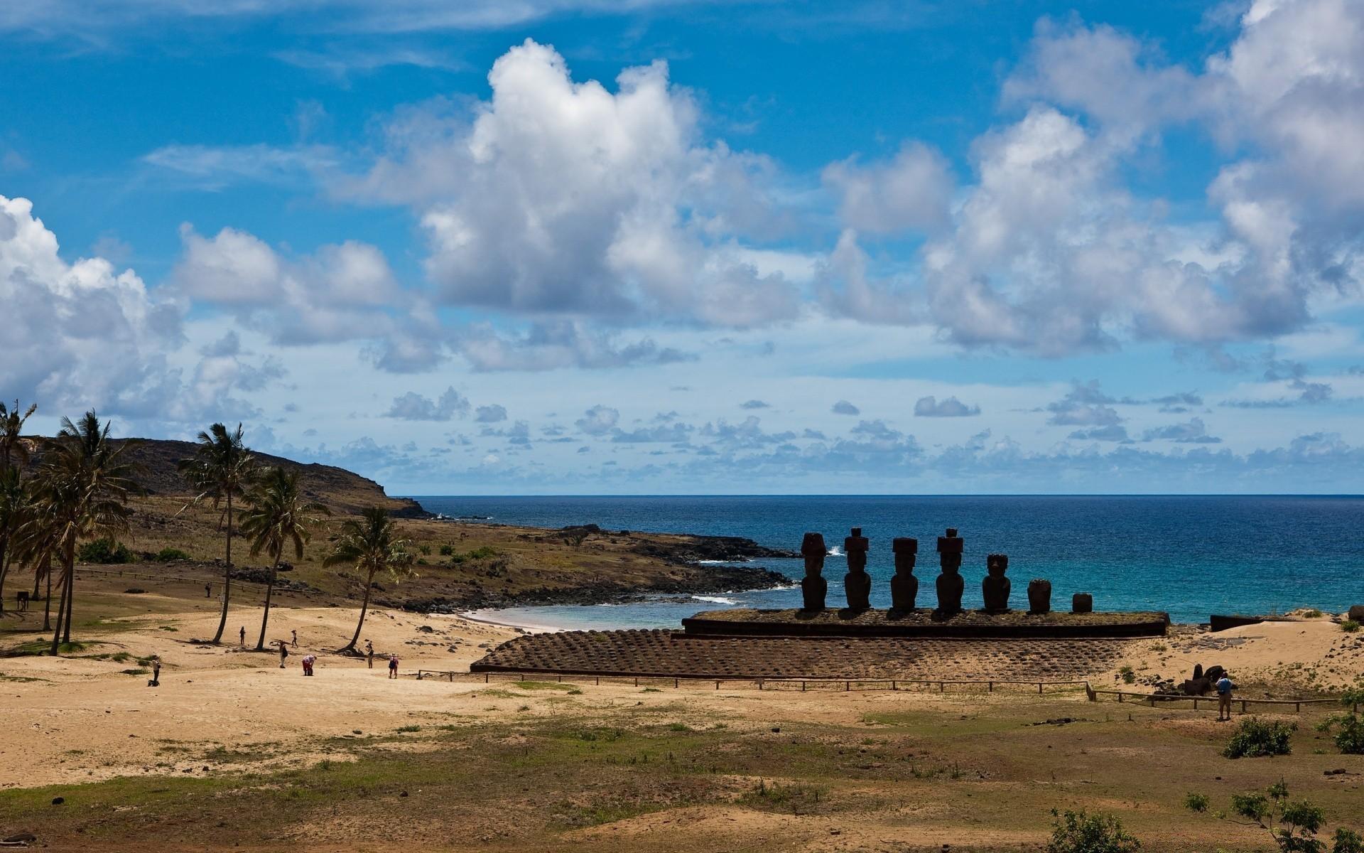 Easter Island Statues. Android wallpapers for free