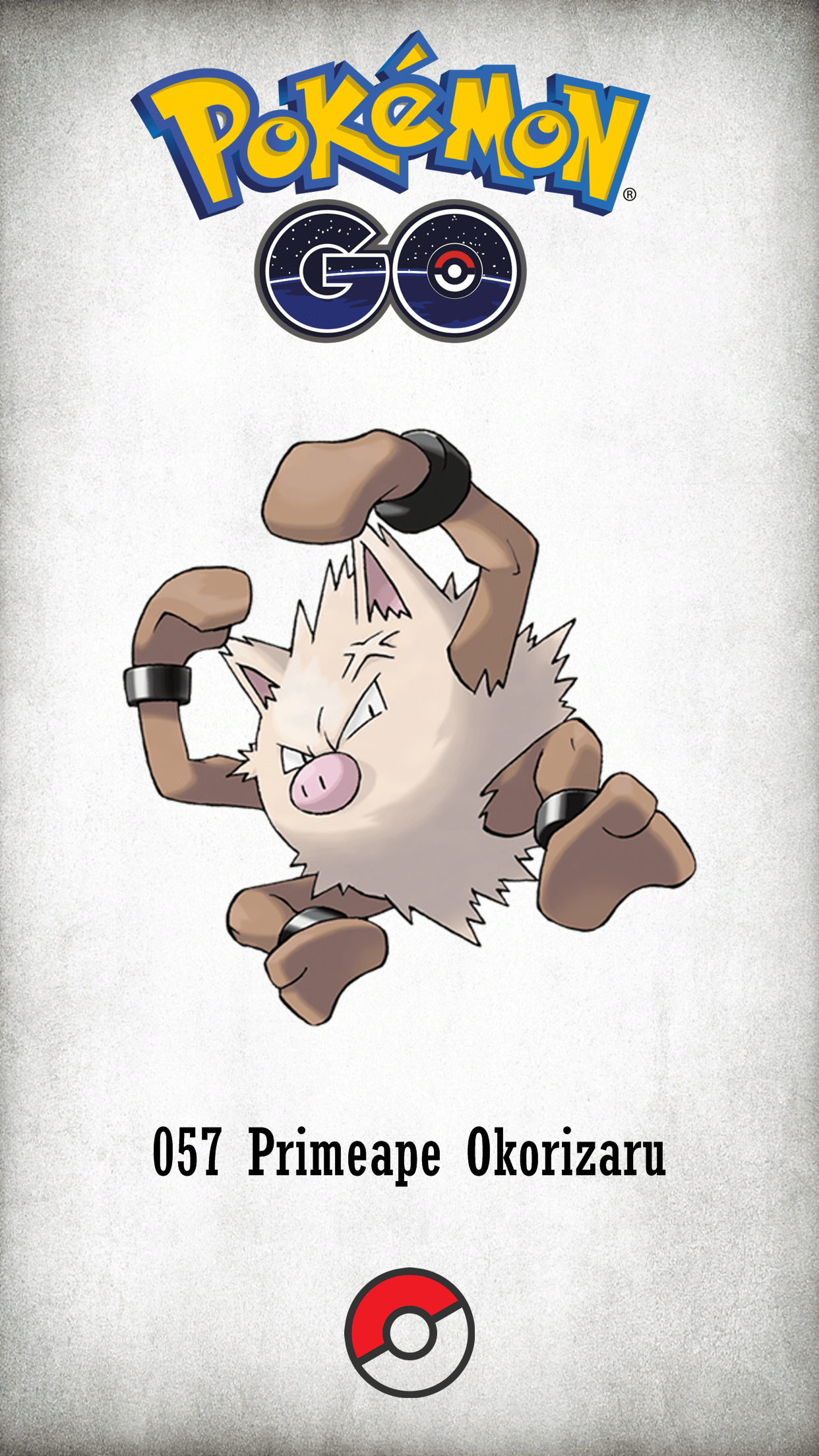 057 Character Primeape Okorizaru