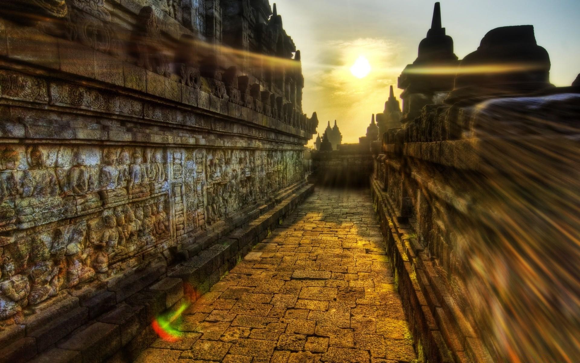 The Buddhist Temple Of Borobudur, Indonesia. Android wallpapers for