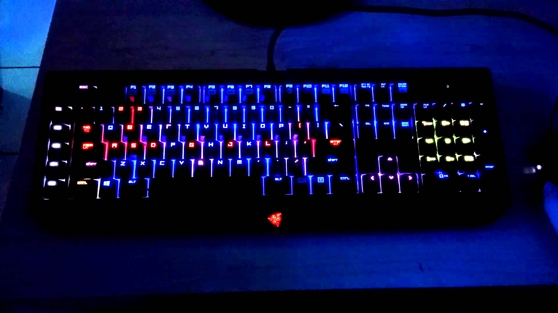 Razer BlackWidow Ultimate Chroma Lighting Demo