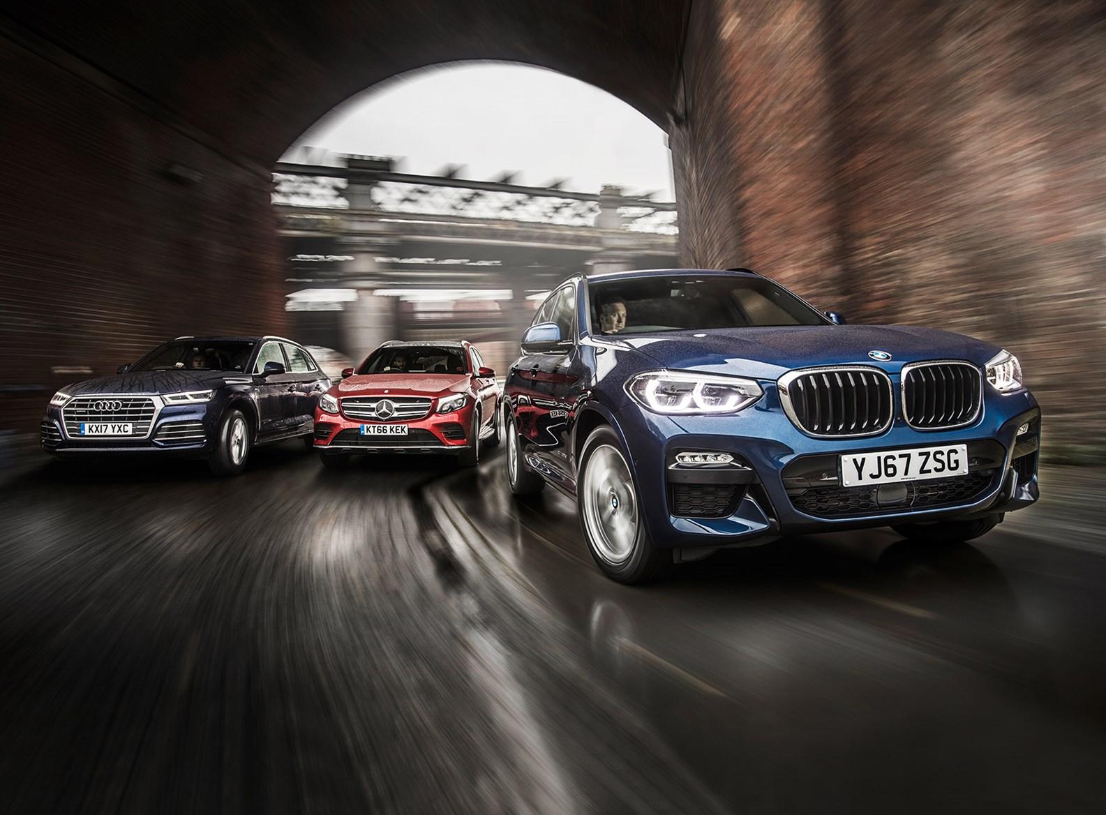 New BMW X3 vs Audi Q5 vs Mercedes GLC triple test review