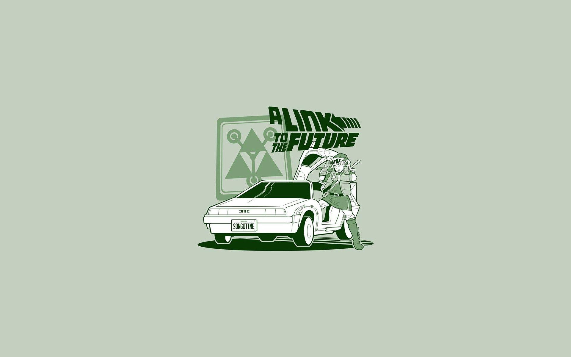 cartoons, Link, cars, comics, fake, funny, Back to the Future, The