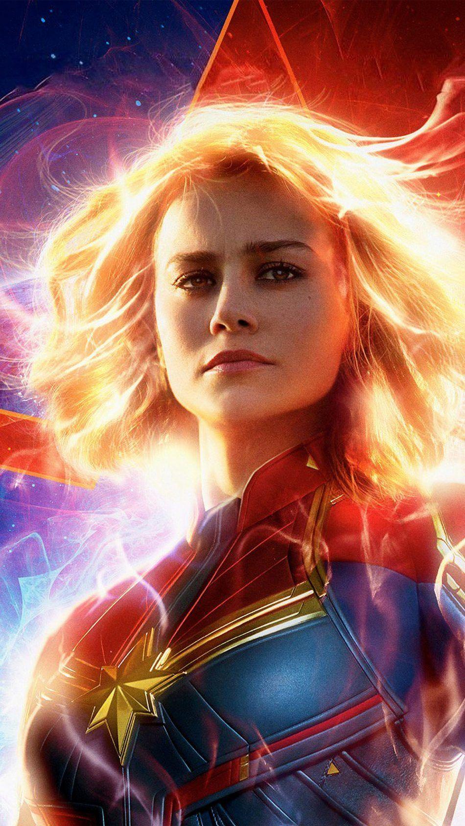 Brie Larson In & As Captain Marvel 2019