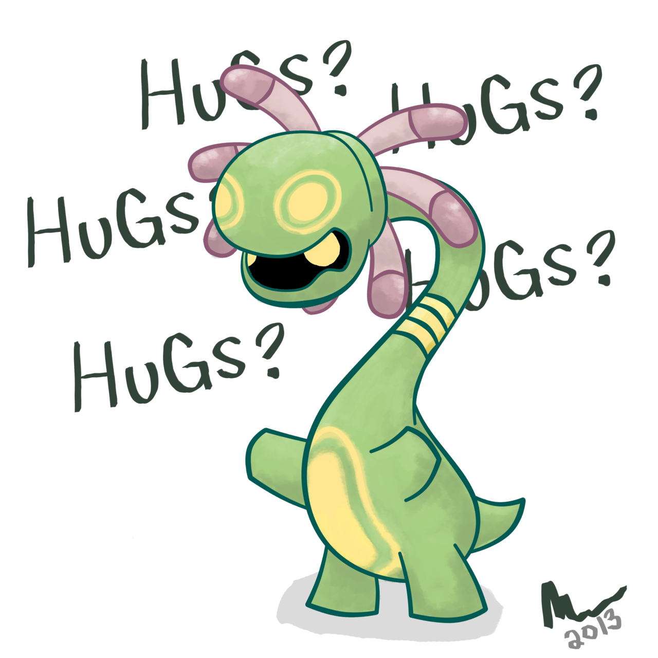 Cradily Needs Hugs Badly by GolemGeekery