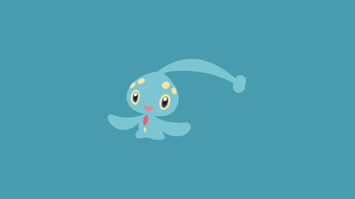 Minimalistic Wallpaper: Manaphy