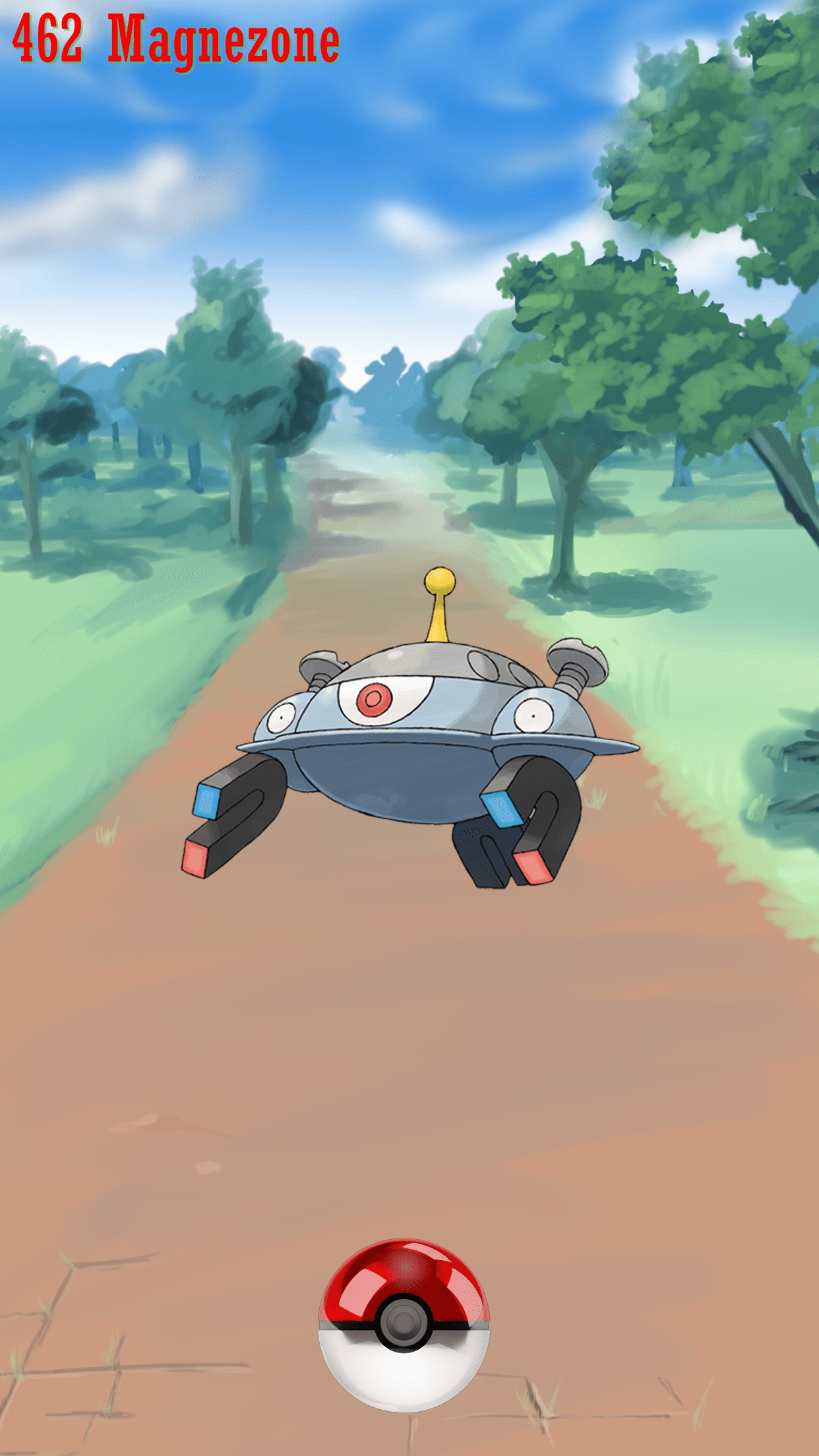 462 Street Pokeball Magnezone