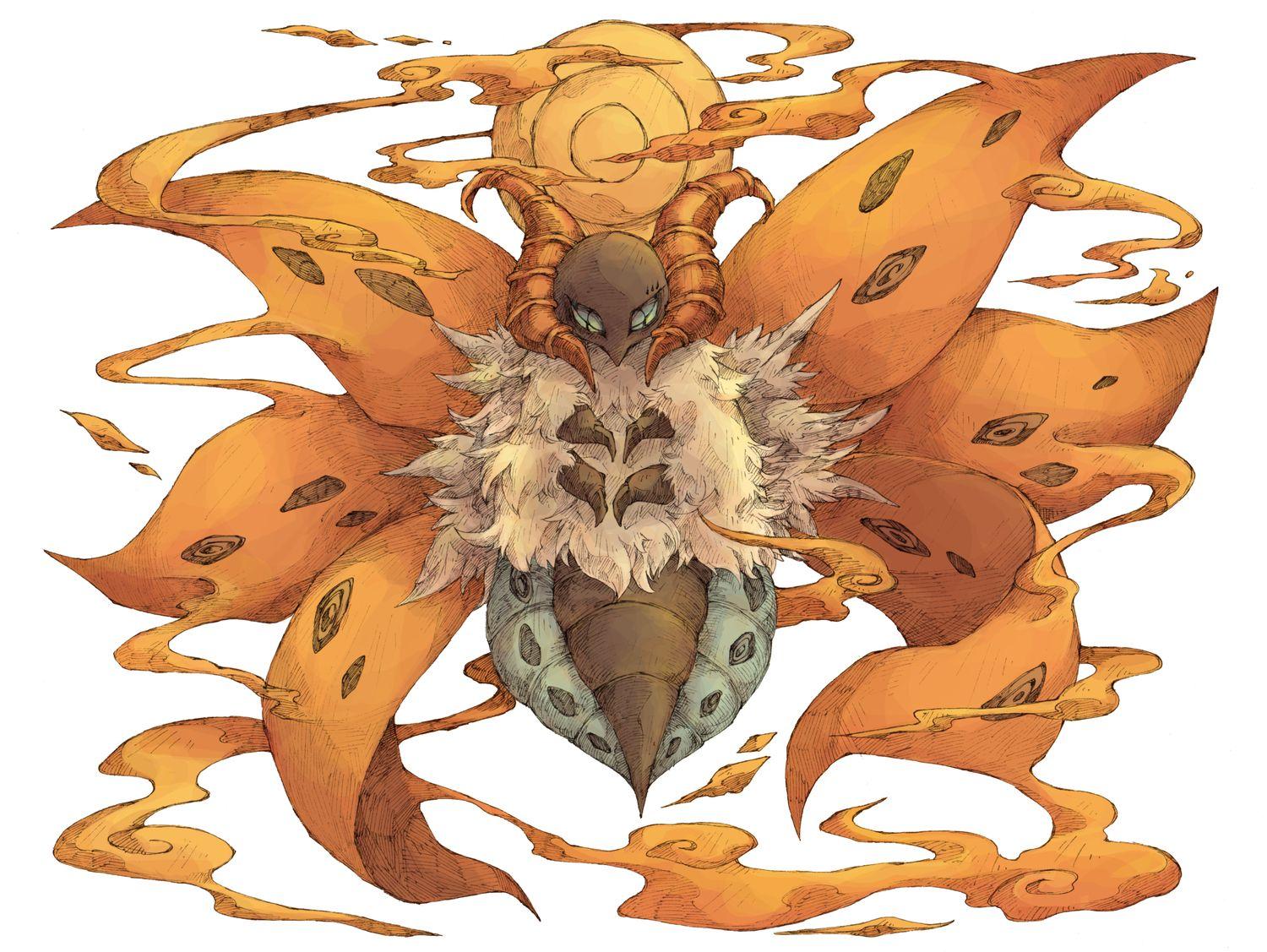 kuuneru pokemon volcarona wings