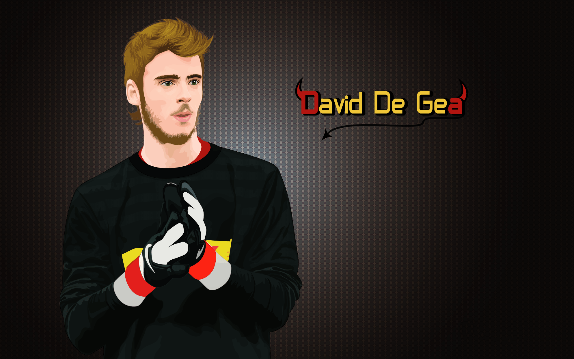 David De Gea Cartoon Exclusive HD Wallpapers