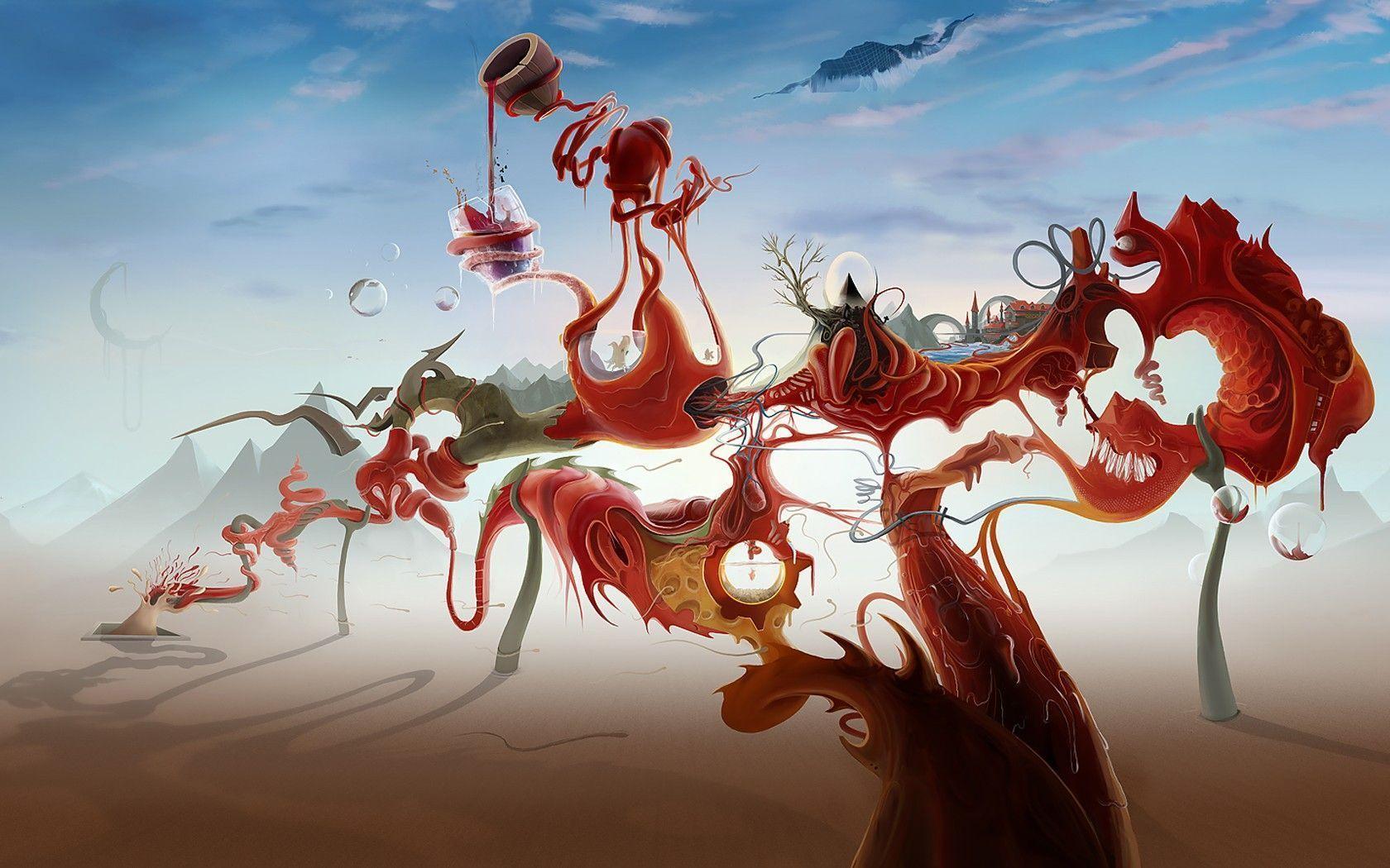 Hd Wallpapers Salvador Dali Paintings 1738 X 1600 839 Kb