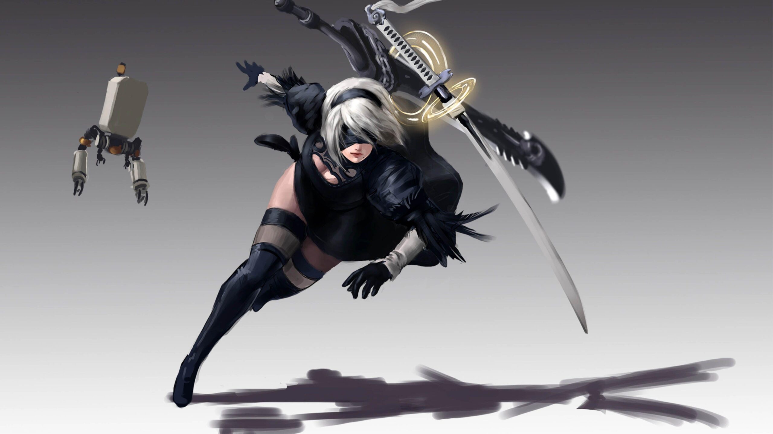 Nier Automata 2B Artwork