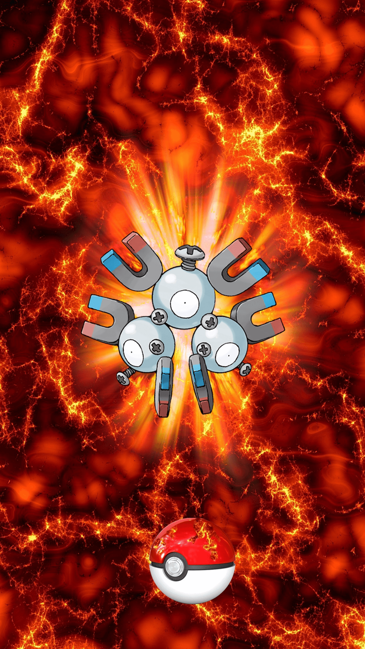 082 Fire Pokeball Magneton Rarecoil Magnemite