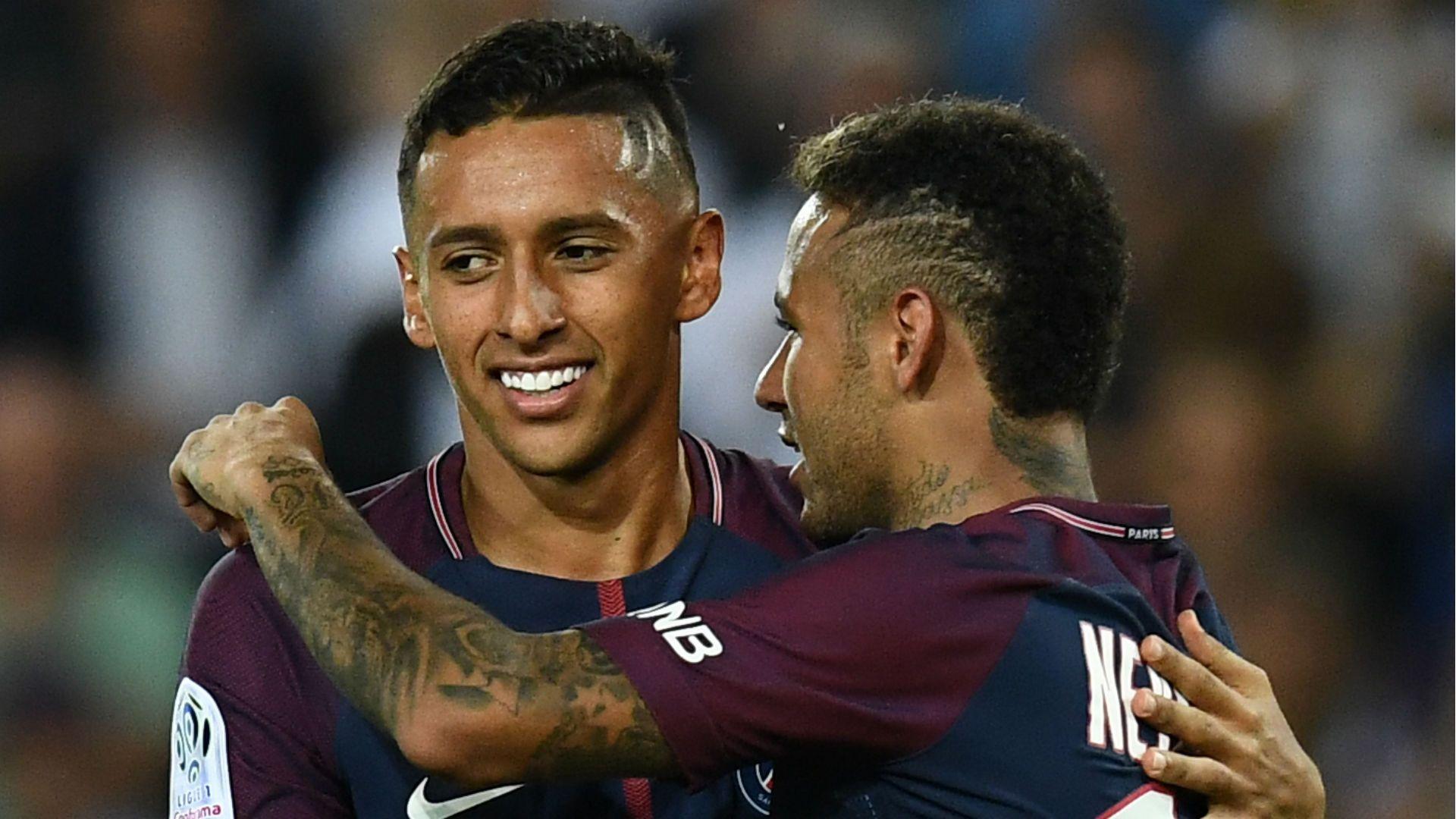 Marquinhos Neymar PSG Saint