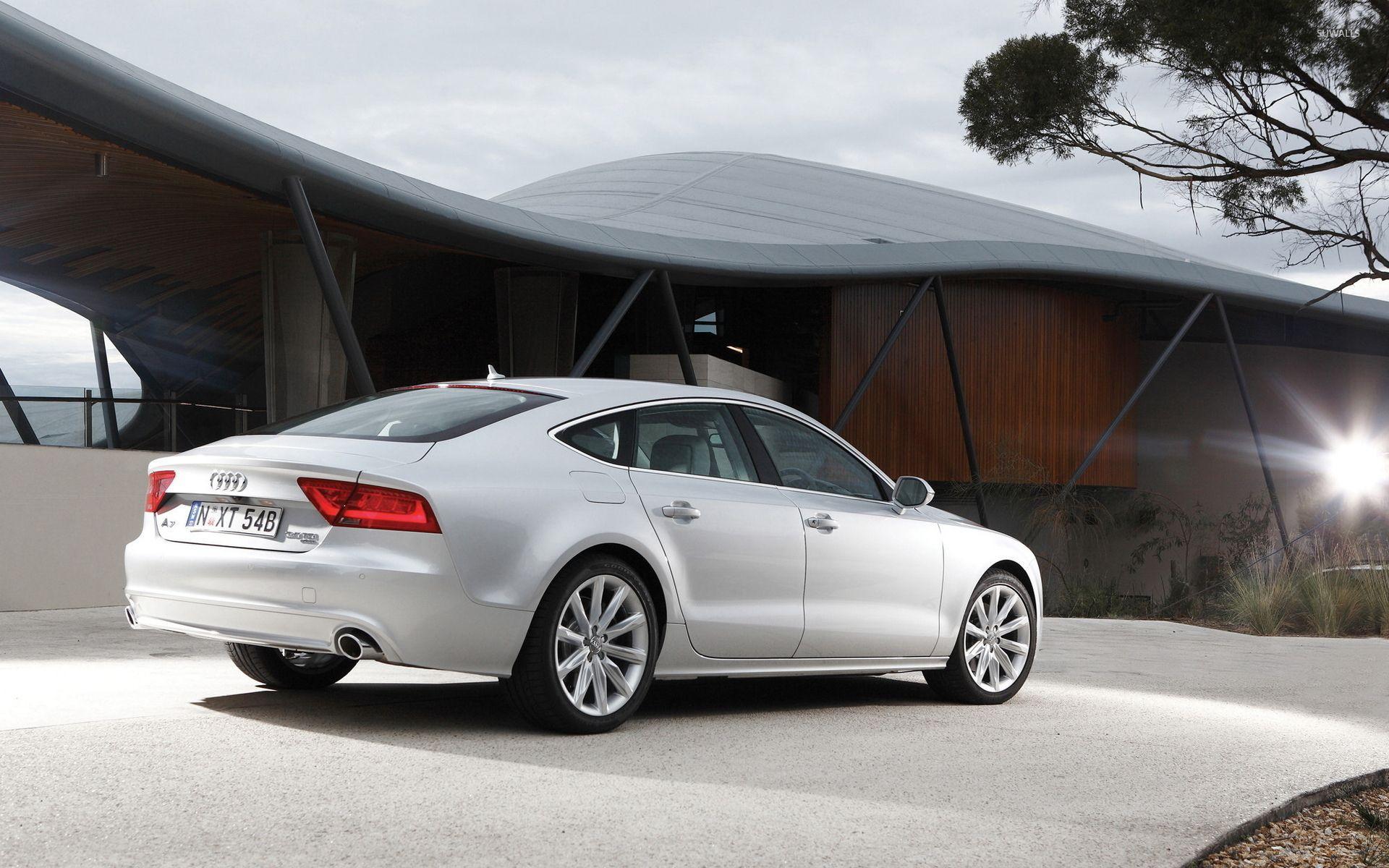 Audi A7 back side view wallpapers