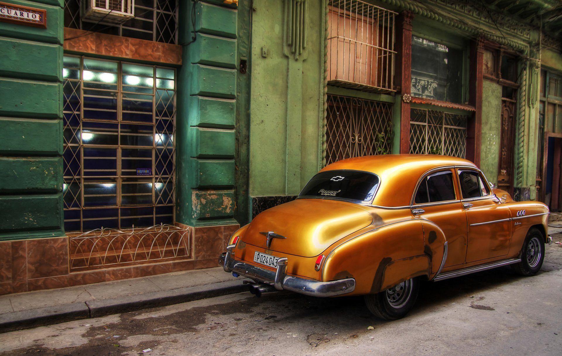 vehicles retro street house window cuba havana HD wallpapers