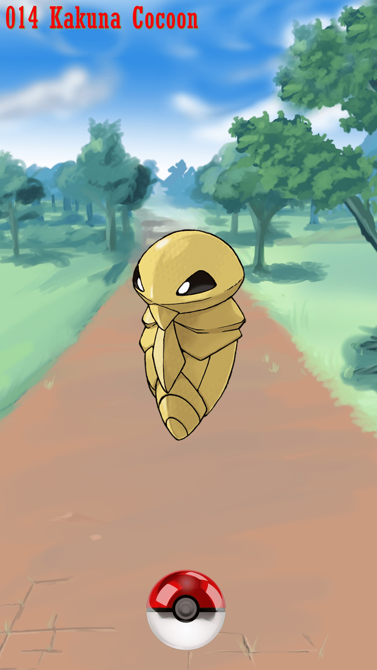 014 Street Pokeball Kakuna Cocoon