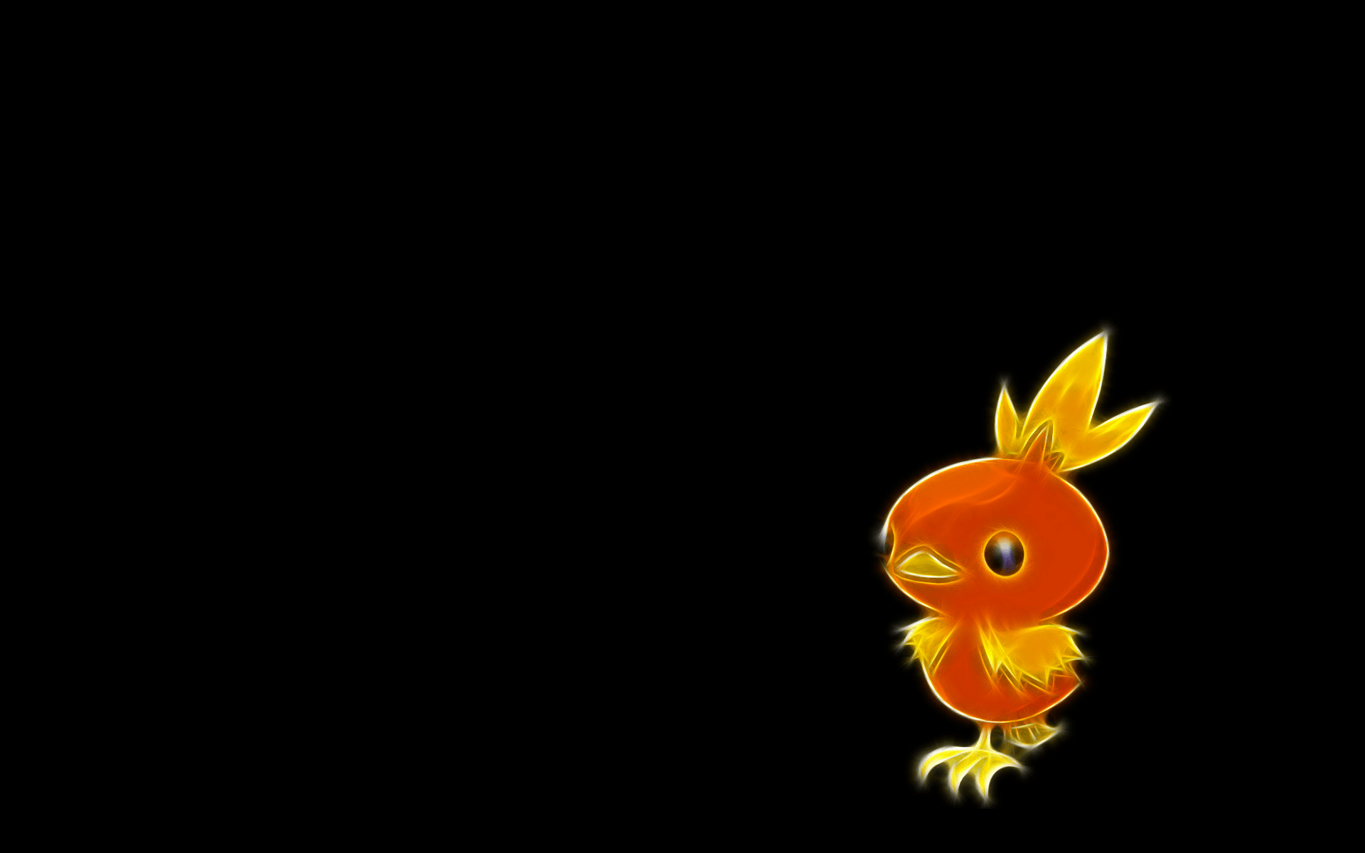 Pokemon Torchic black backgrounds wallpapers