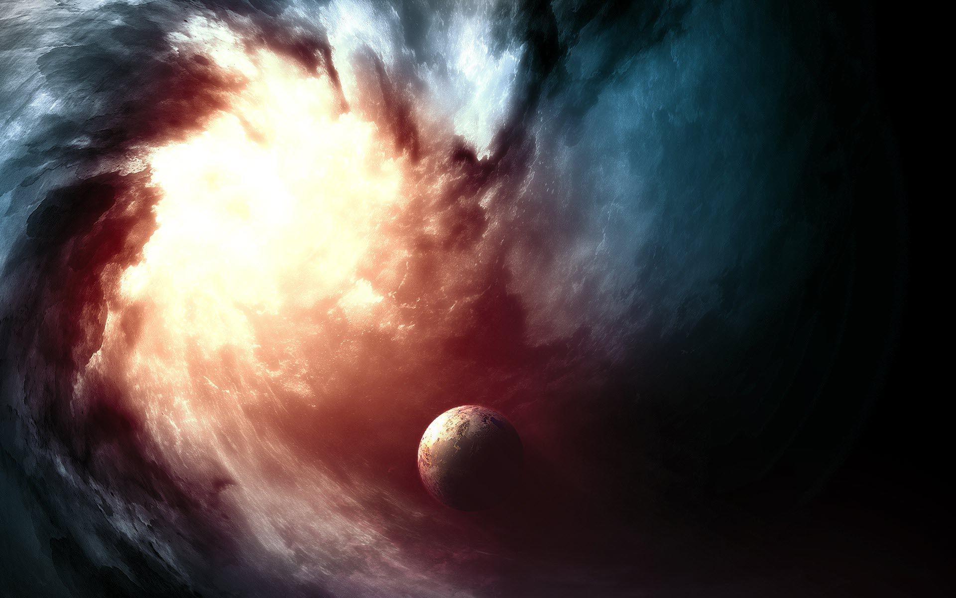 Glowing black hole Wallpapers #
