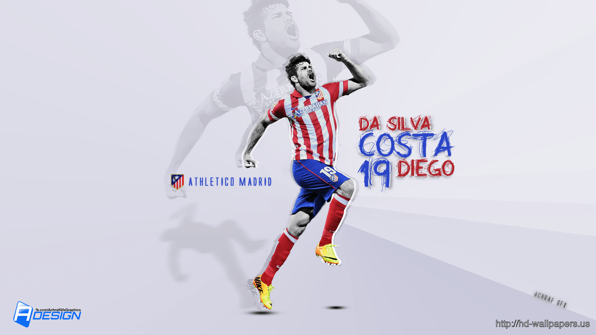 Diego Costa Atletico Madrid – Free Download HD Wallpapers