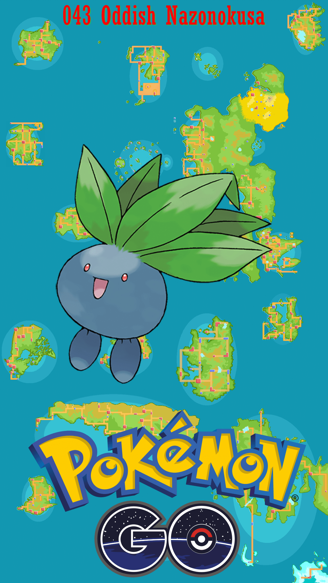 043 Street Map Oddish Nazonokusa