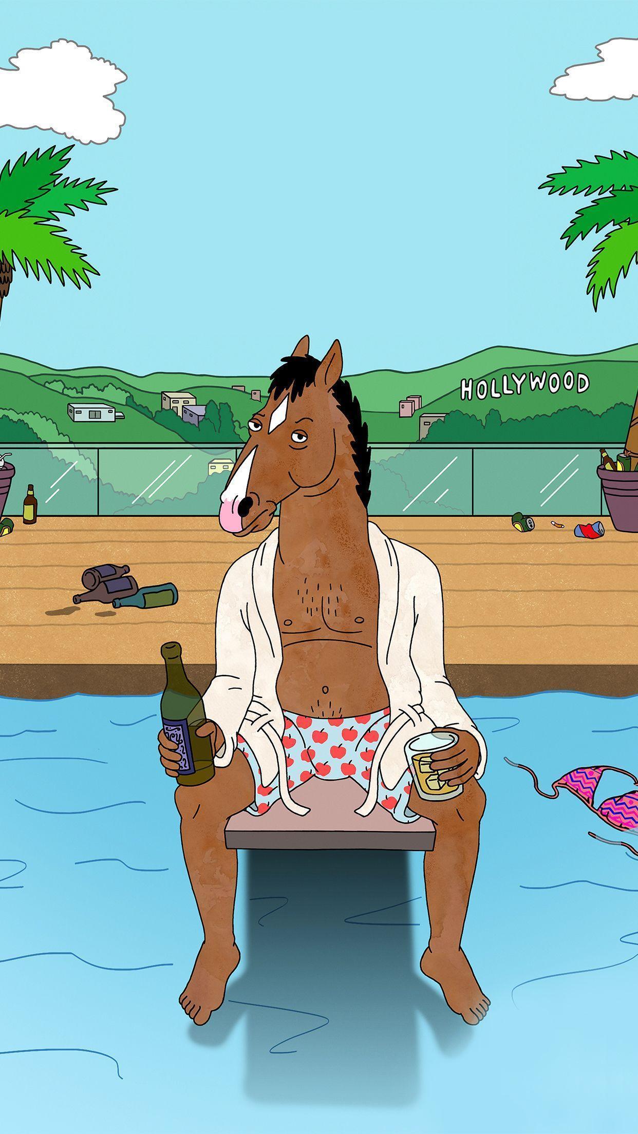 Wallpapers HD iPhone Bojack Horseman poster