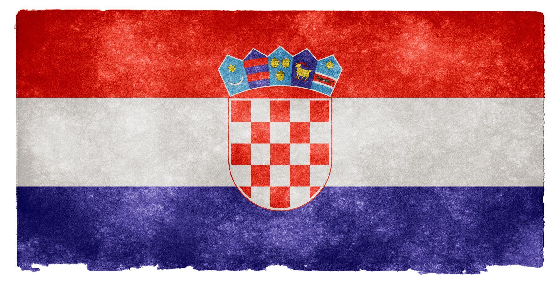 Free photo: Croatia Grunge Flag