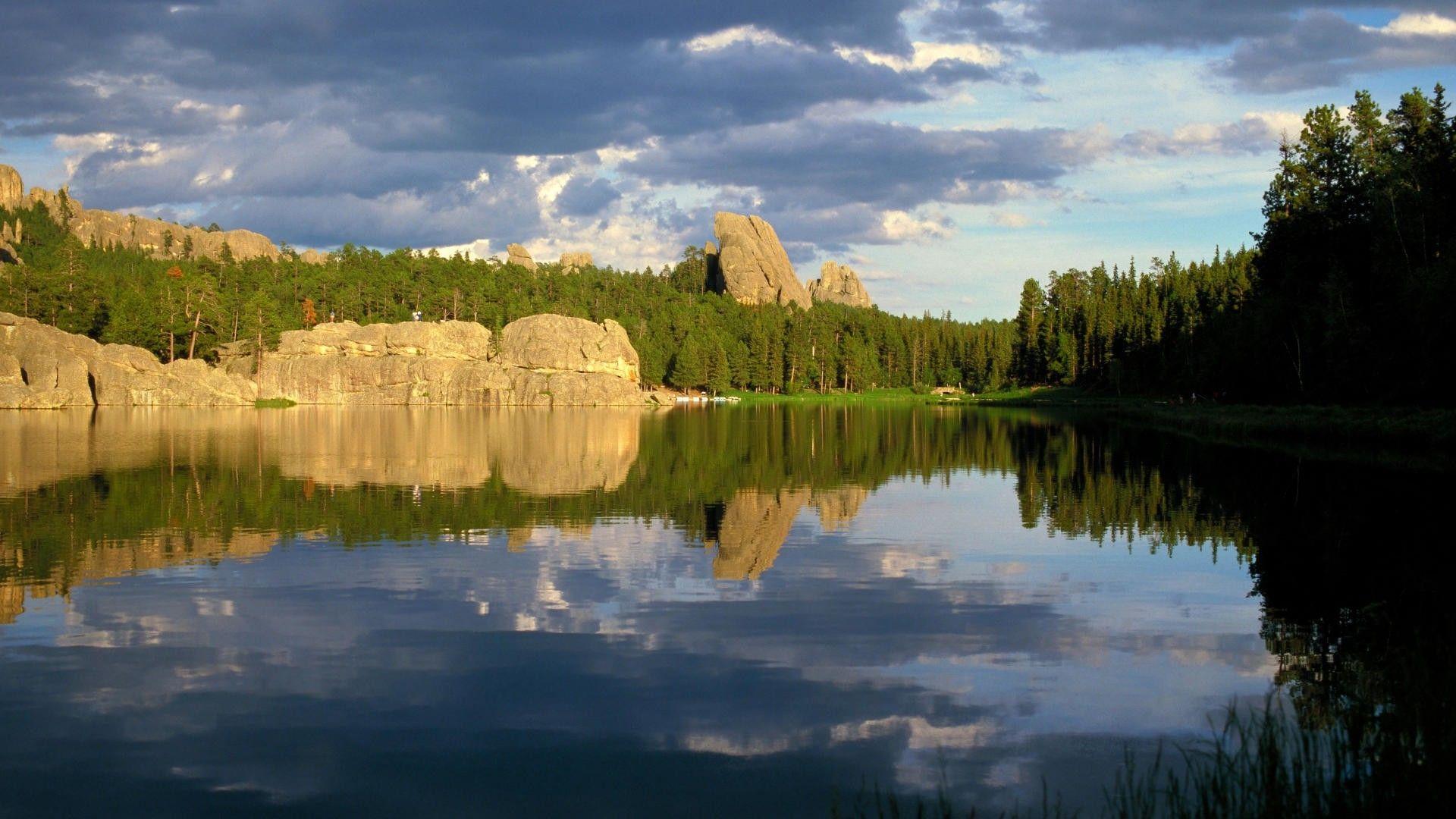 Black hills lakes south dakota wallpapers