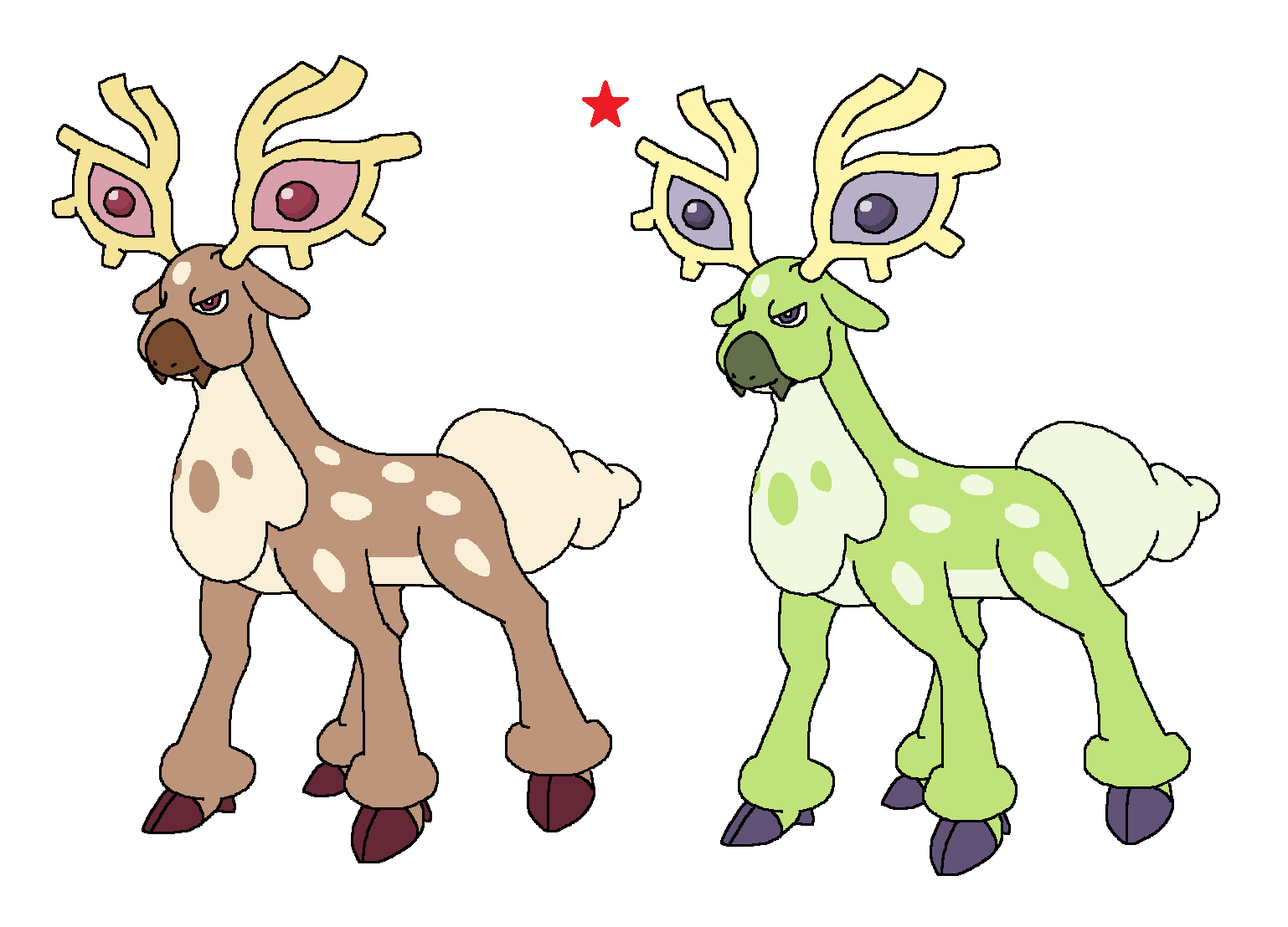 Mega Stantler by JWNutz