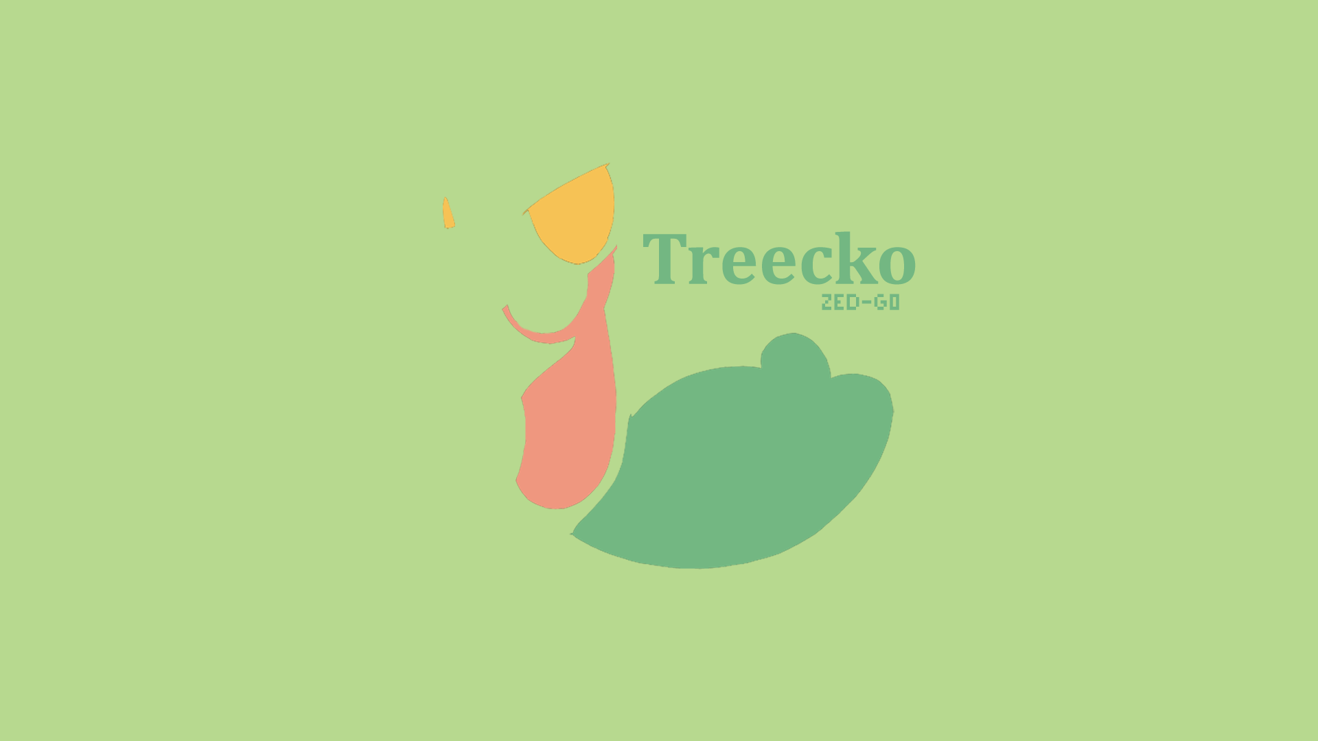 Treecko Minimalist by Zed