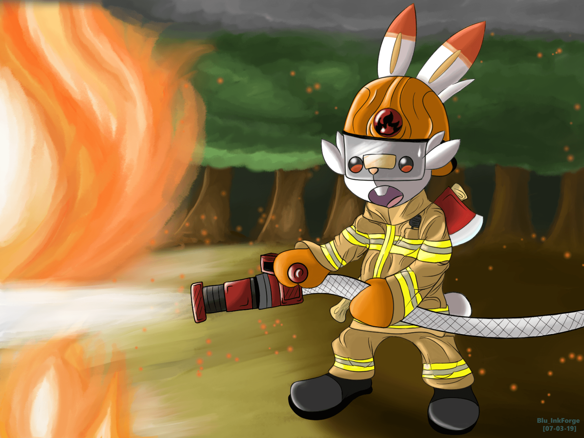 Scorbunny will be fire/fighting. : pokemon