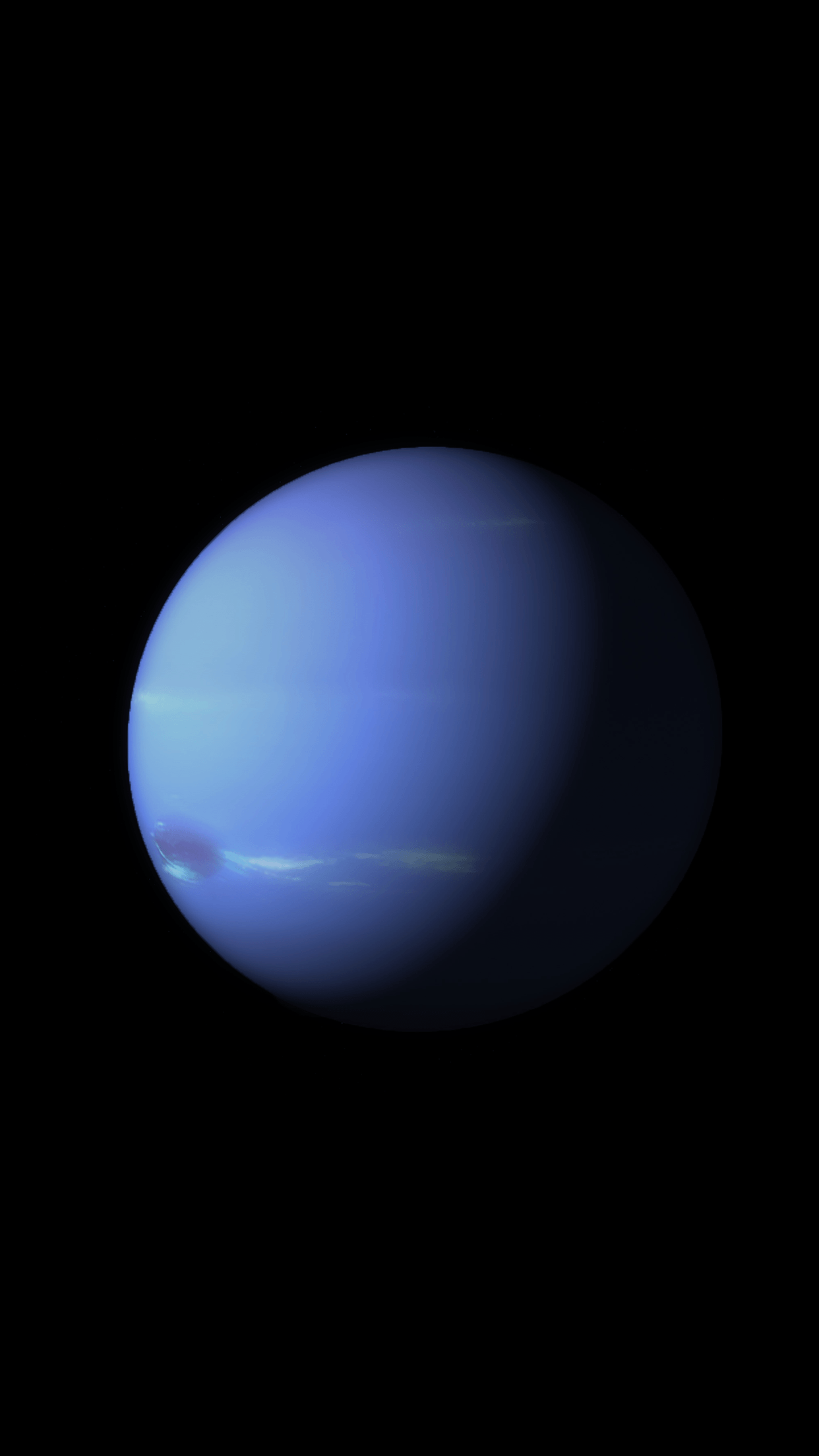 Neptune is part of the new planet themed iOS 9 wallpapers