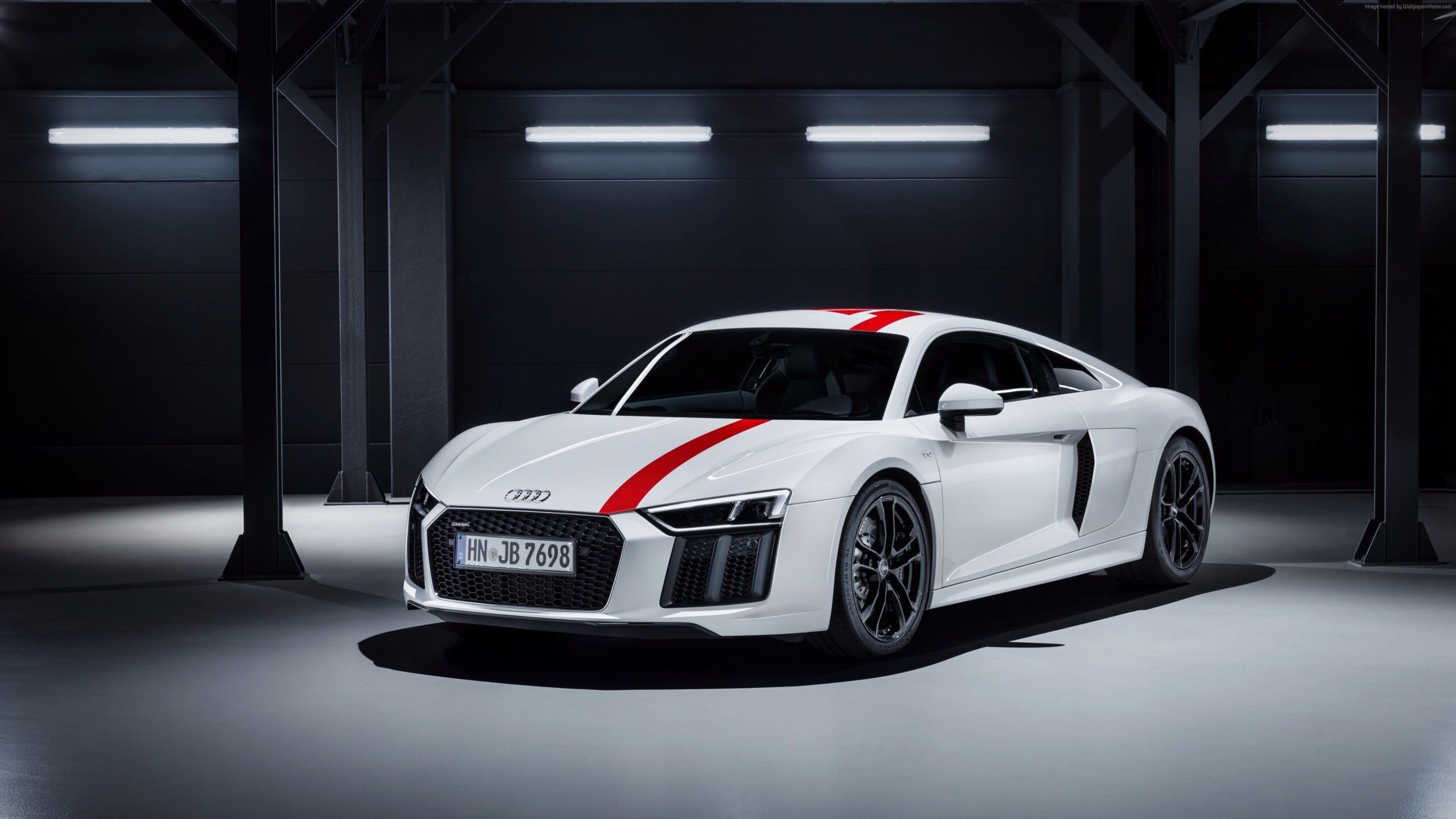 White Audi R8 HD wallpapers