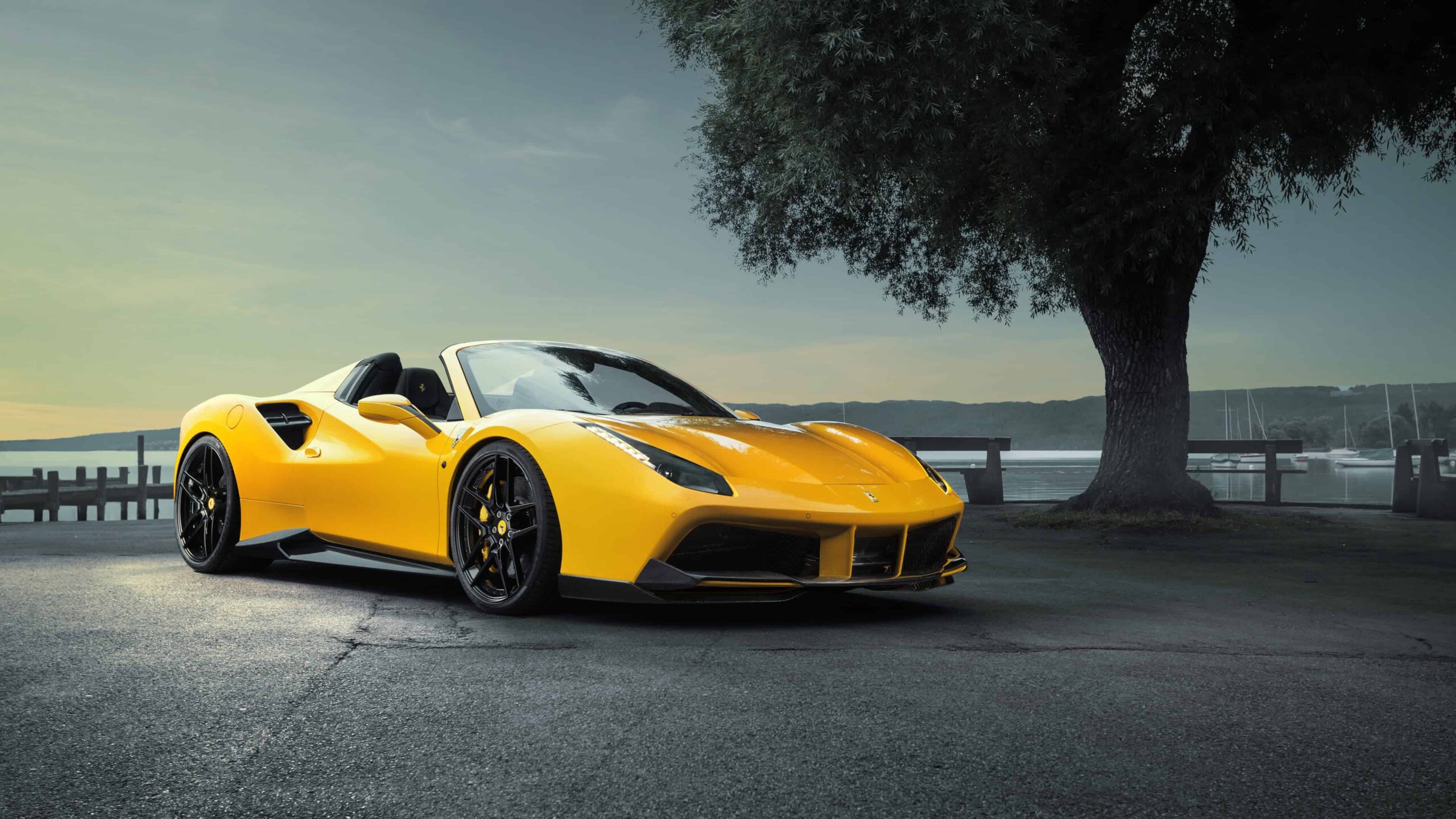 Ferrari Novitec Rosso 488 GTS Spider UHD 4K Wallpapers