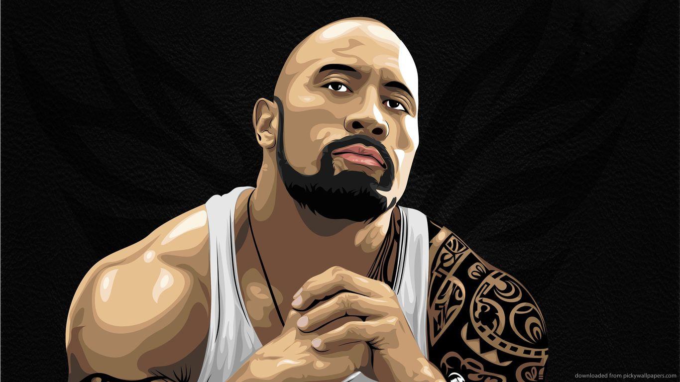 Download Dwayne Johnson Art Wallpapers